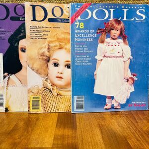 Dolls The Collector's Magazine Vintage 1993 (Set of 3) Antique Dolls Collectors